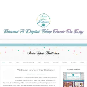 Become a Digital Shop Owner on Etsy