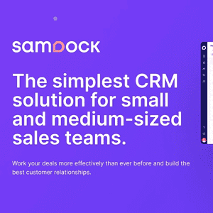 Samdock CRM – Plus exclusive