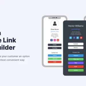 uSocial.pro 2in1: Multiple Link Page for your Instagram & Social Media Buttons and Widgets for your Website