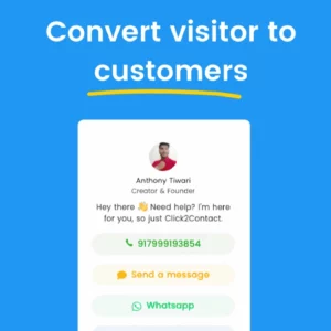 Click2Contact App – WhatsApp Chat Widget