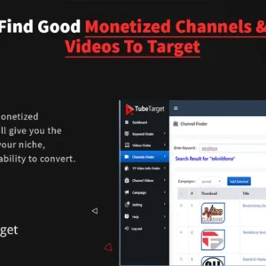 TubeTarget – Find Perfectly Targeted Videos and Channels for YouTube