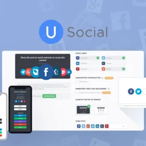 uSocial.pro 2in1: Multiple Link Page for your Instagram & Social Media Buttons and Widgets for your Website